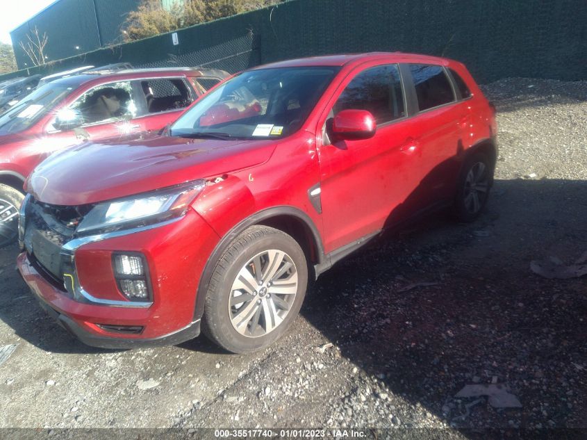 2022 MITSUBISHI OUTLANDER SPORT ES/LE/S/BE VIN: JA4APUAU2NU020379