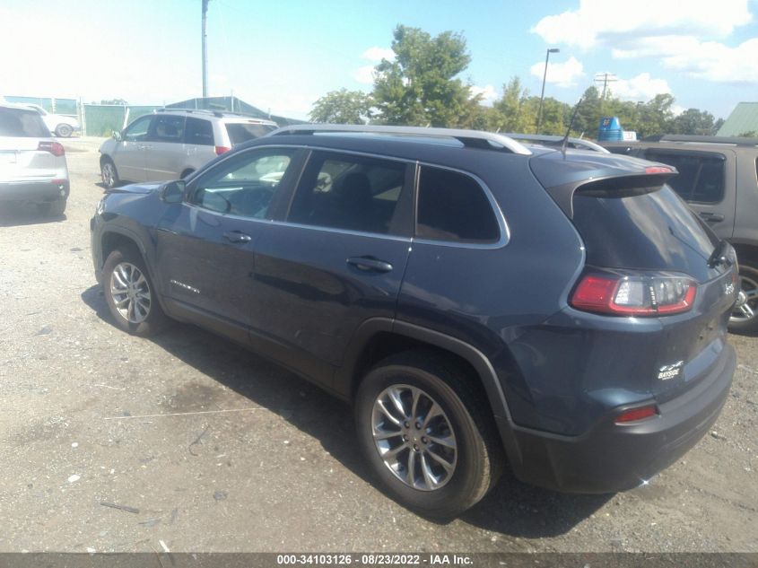 2021 JEEP CHEROKEE LATITUDE LUX VIN: 1C4PJMMX6MD194770