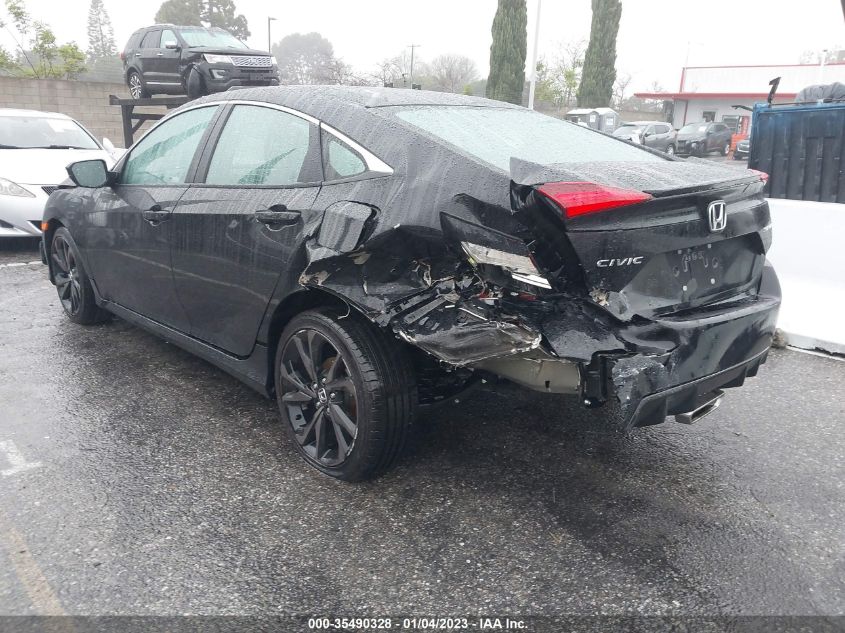 2020 HONDA CIVIC SEDAN SPORT VIN: 19XFC2E83LE027667