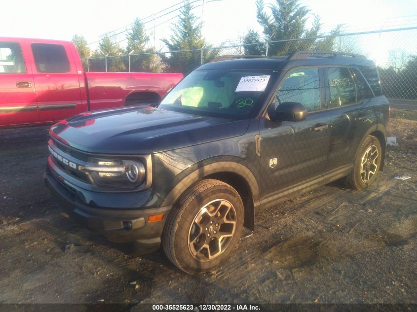 2022 FORD BRONCO SPORT BIG BEND VIN: 3FMCR9B63NRD03589