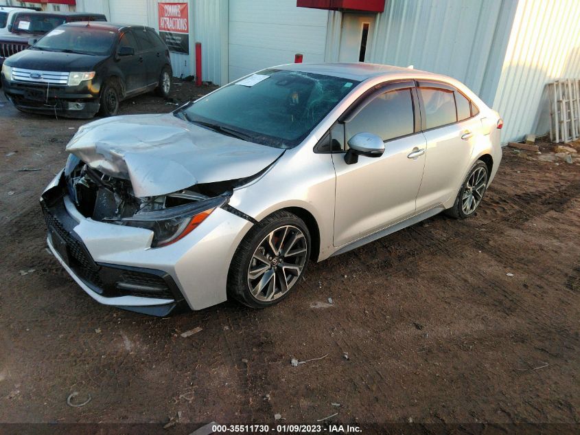 2021 TOYOTA COROLLA SE/NIGHTSHADE/APEX SE VIN: 5YFS4MCE1MP067620