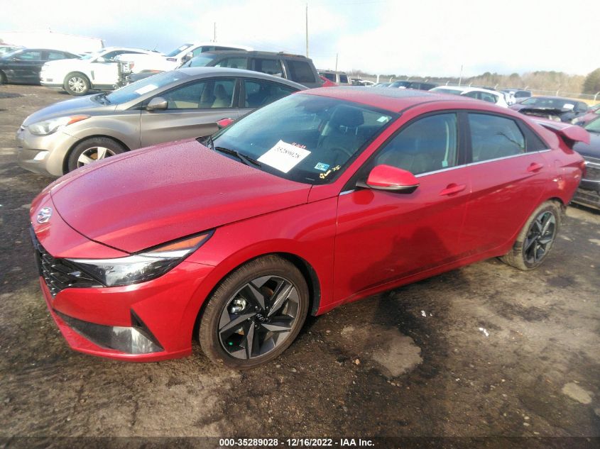 2023 HYUNDAI ELANTRA HYBRID LIMITED VIN: KMHLN4AJ0PU042518