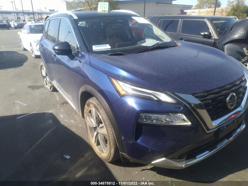 2021 NISSAN ROGUE PLATINUM VIN: JN8AT3DD5MW300599