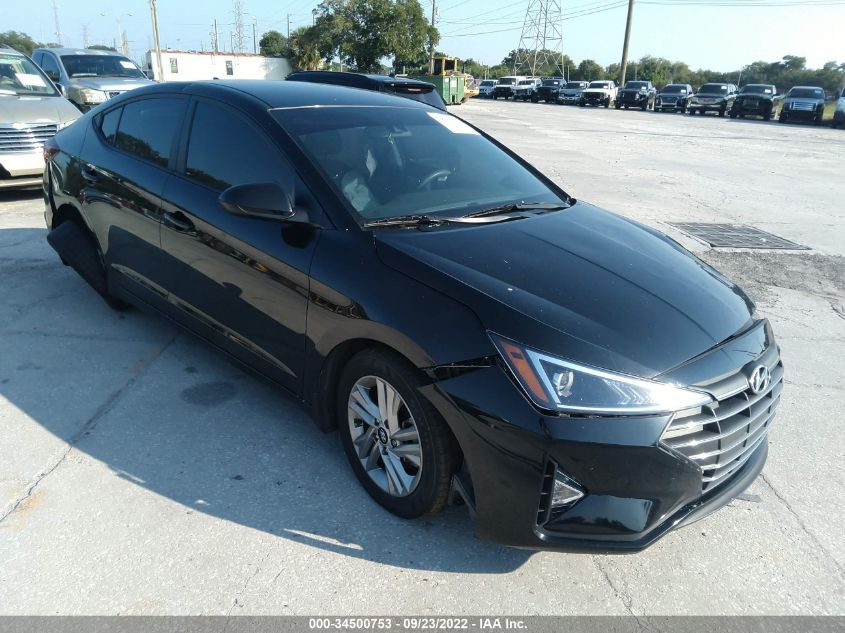 2020 HYUNDAI ELANTRA SEL VIN: KMHD84LFXLU105655