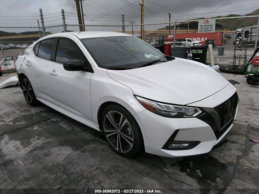2022 NISSAN SENTRA SR VIN: 3N1AB8DV4NY205503