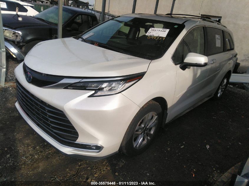 2022 TOYOTA SIENNA LIMITED VIN: 5TDZSKFCXNS046759