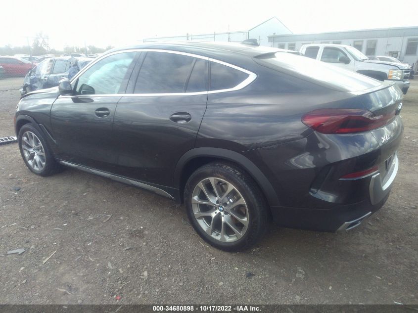 2021 BMW X6 XDRIVE40I VIN: 5UXCY6C03M9D75114