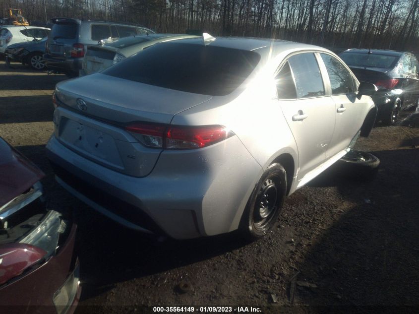 2022 TOYOTA COROLLA LE VIN: 5YFEPMAE6NP319905