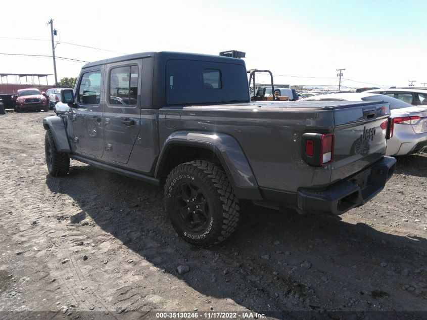 2021 JEEP GLADIATOR WILLYS VIN: 1C6HJTAGXML562092