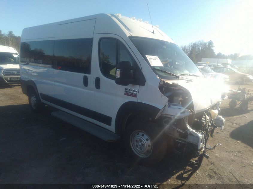 2021 RAM PROMASTER WINDOW VAN VIN: 3C6LRVPG9ME540244