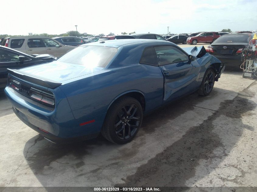 2022 DODGE CHALLENGER SXT VIN: 2C3CDZAG0NH215628