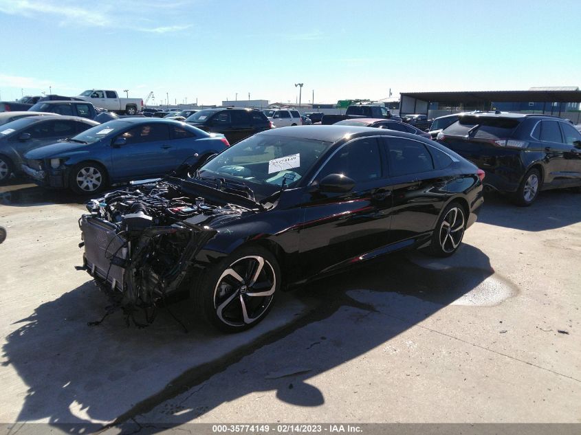 2022 HONDA ACCORD SEDAN SPORT VIN: 1HGCV1F31NA094687