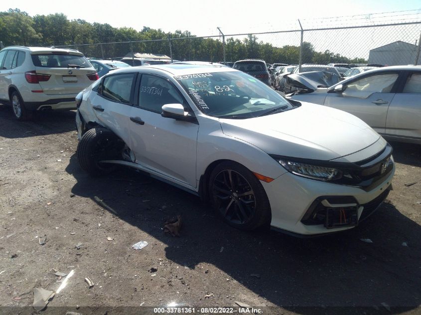 2021 HONDA CIVIC HATCHBACK SPORT TOURING VIN: SHHFK7H94MU225415