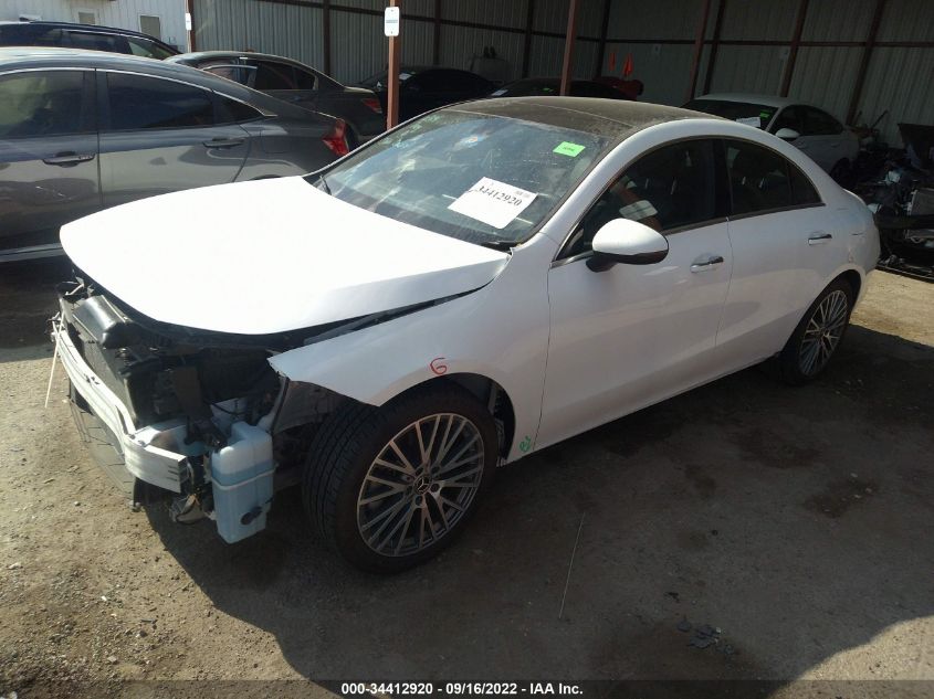 2021 MERCEDES-BENZ CLA CLA 250 VIN: W1K5J4GB9MN153363