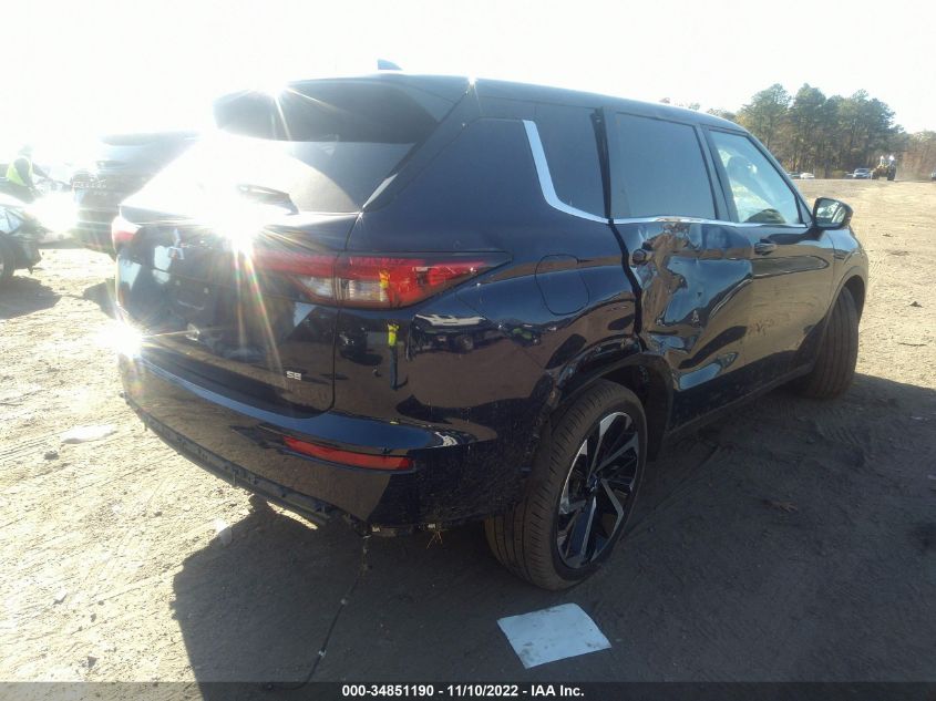 2022 MITSUBISHI OUTLANDER SE VIN: JA4J3UA85NZ008941