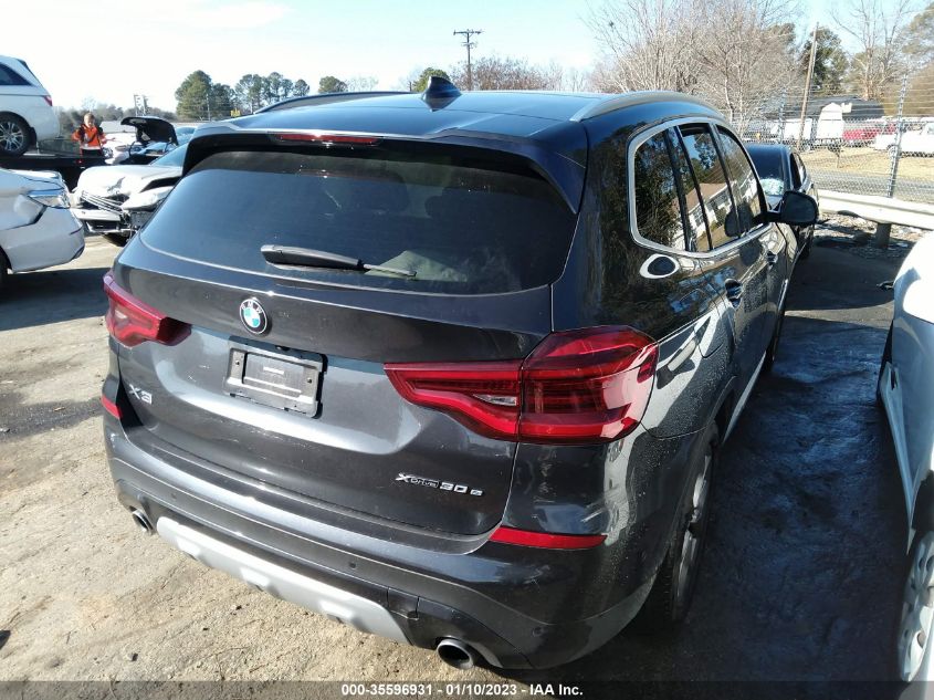 2021 BMW X3 XDRIVE30E VIN: 5UXTS1C06M9D79162
