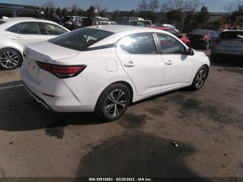 2022 NISSAN SENTRA SV VIN: 3N1AB8CV0NY311237