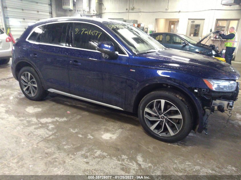 2022 AUDI Q5 S LINE PREMIUM PLUS VIN: WA1EAAFY6N2032186