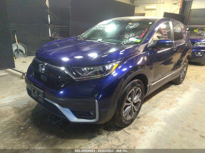 2022 HONDA CR-V EX VIN: 2HKRW2H53NH604167