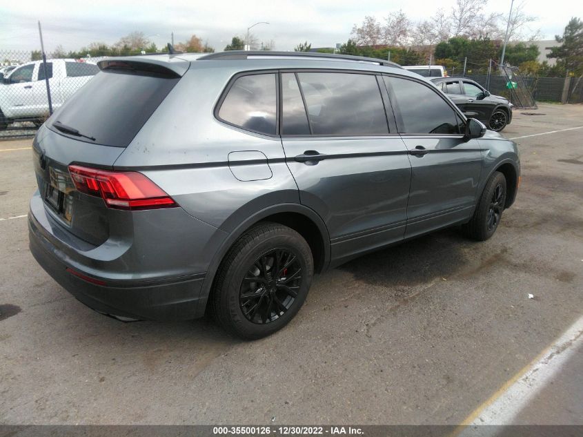 2021 VOLKSWAGEN TIGUAN S VIN: 3VV1B7AX8MM012761