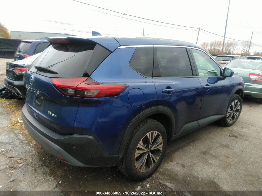 2021 NISSAN ROGUE SV VIN: JN8AT3BB2MW229301