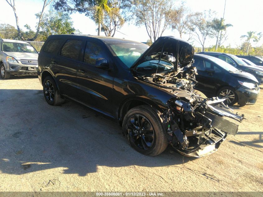 2022 DODGE DURANGO SXT VIN: 1C4RDJAG1NC174534