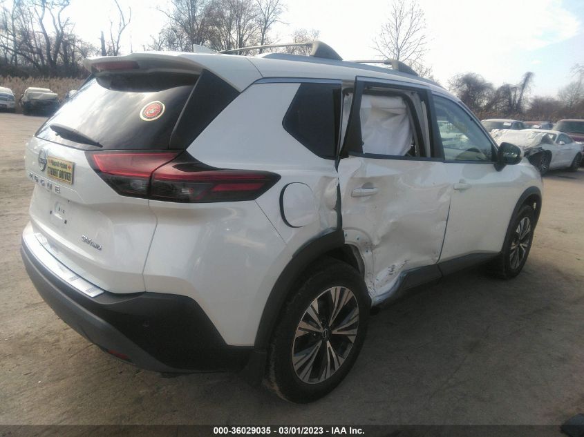 2022 NISSAN ROGUE SV VIN: JN8BT3BB8NW334608