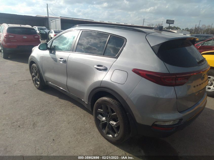 2022 KIA SPORTAGE NIGHTFALL VIN: KNDP63AC6N7008223