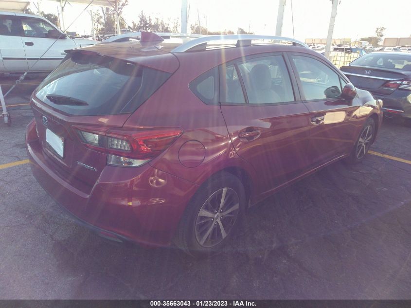 2021 SUBARU IMPREZA PREMIUM VIN: 4S3GTAD62M3715716