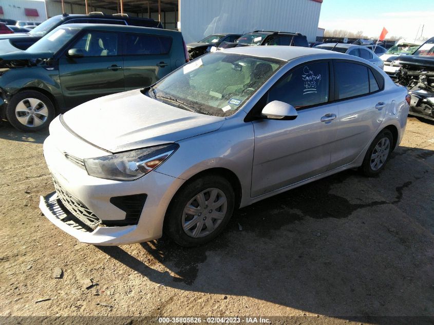 2022 KIA RIO LX VIN: 3KPA24AD6NE444053