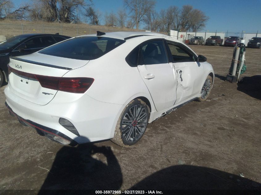 2022 KIA FORTE GT VIN: 3KPF44AC8NE492726
