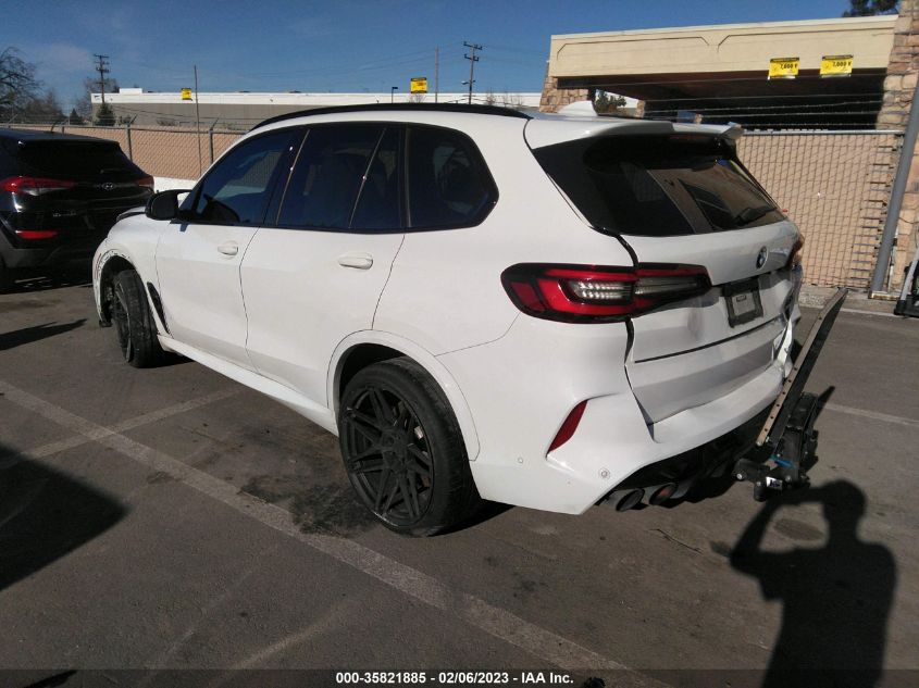 2022 BMW X5 M VIN: 5YMJU0C01N9J97176