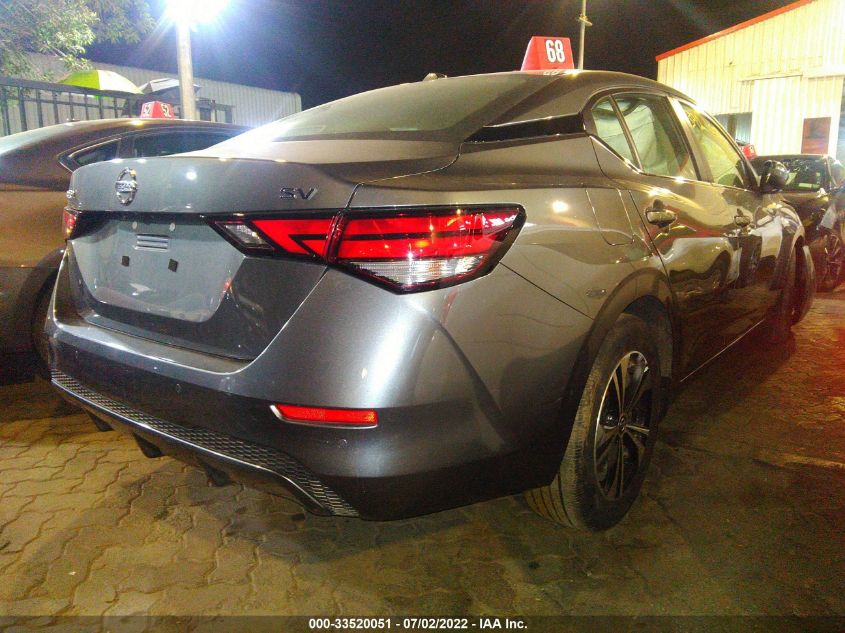 2021 NISSAN SENTRA SV VIN: 001AB8CVXMY295062