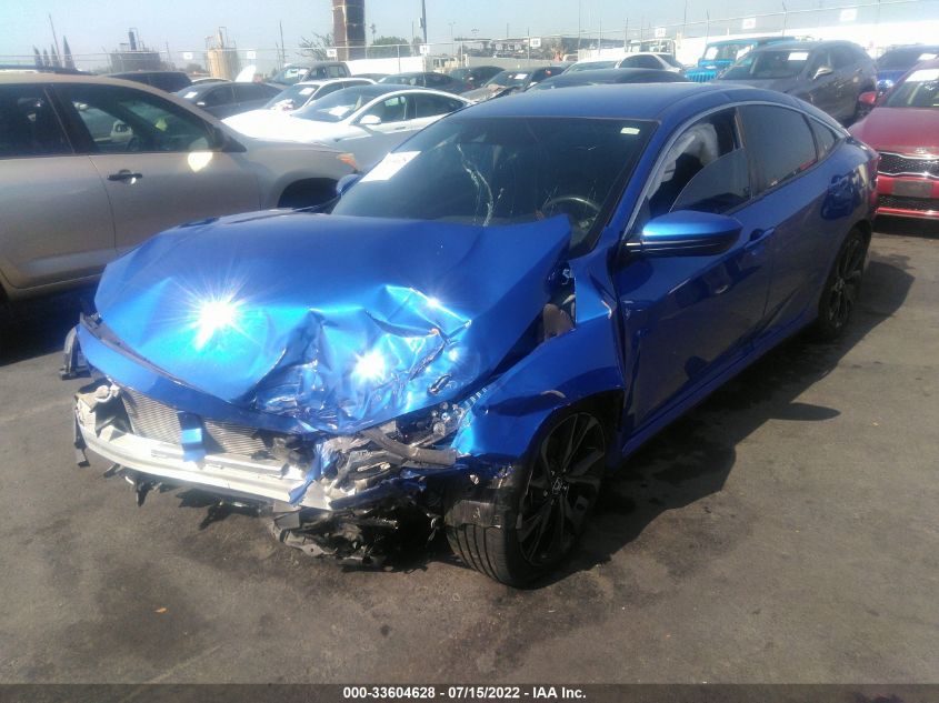 2020 HONDA CIVIC SEDAN SPORT VIN: 19XFC2F81LE002314