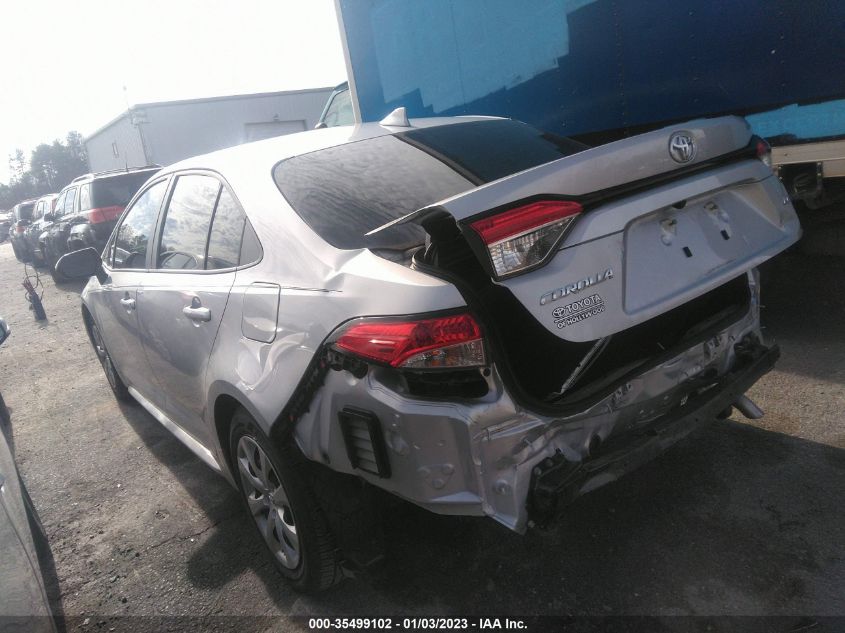 2021 TOYOTA COROLLA LE VIN: 5YFEPMAE1MP158412