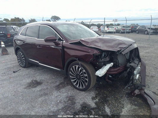 2022 LINCOLN NAUTILUS BLACK LABEL VIN: 2LMPJ9JP4NBL00335