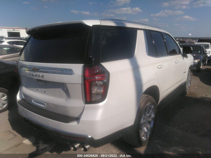 2021 CHEVROLET TAHOE HIGH COUNTRY VIN: 1GNSCTKL4MR164126