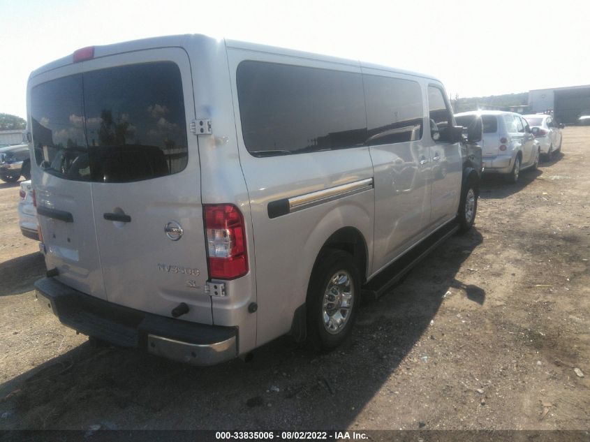 2020 NISSAN NV PASSENGER NV3500 HD SL VIN: 5BZAF0AA7LN850483