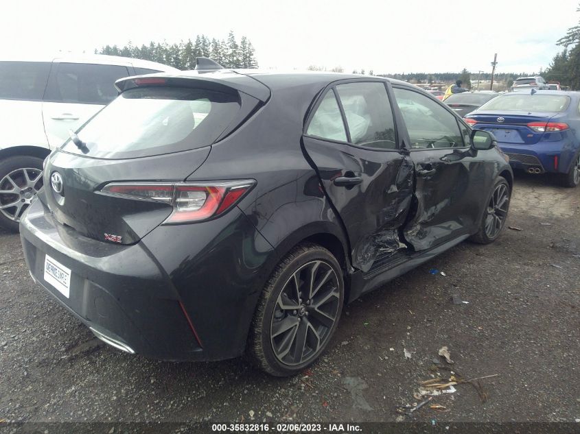2022 TOYOTA COROLLA HATCHBACK XSE VIN: JTNC4MBE9N3187418