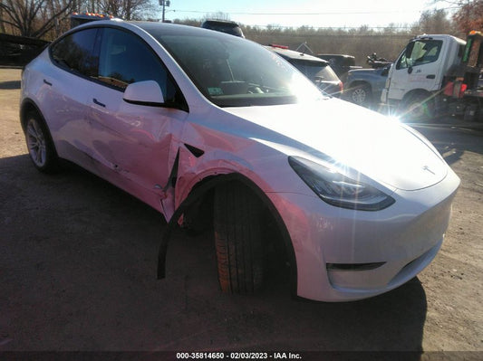 2022 TESLA MODEL Y LONG RANGE VIN: 7SAYGDEE3NF329880