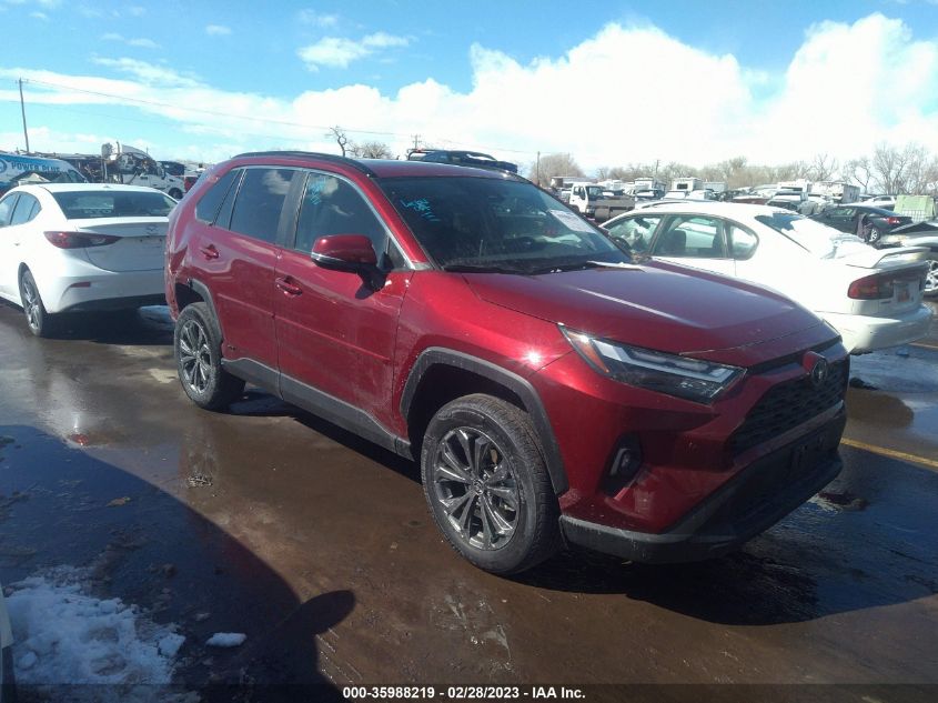 2022 TOYOTA RAV4 HYBRID XLE PREMIUM VIN: 4T3B6RFV1NU077803