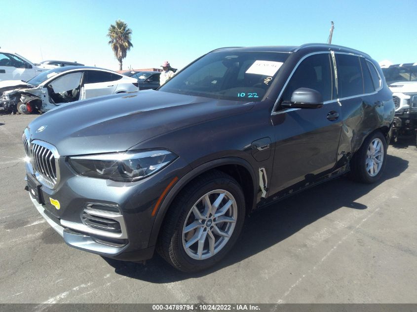 2022 BMW X5 XDRIVE45E VIN: 5UXTA6C0XN9L85755