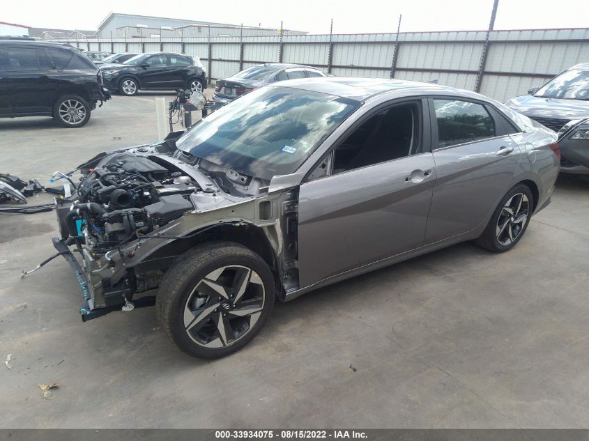 2022 HYUNDAI ELANTRA SEL VIN: KMHLN4AG2NU316433