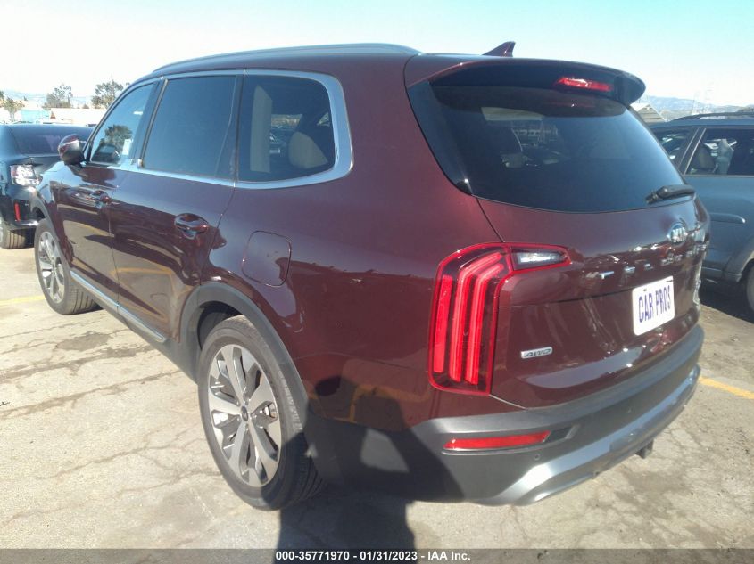 2021 KIA TELLURIDE EX VIN: 5XYP3DHC0MG160181
