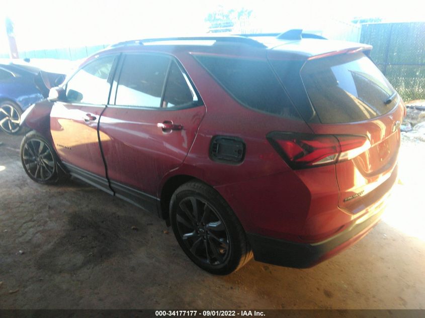 2022 CHEVROLET EQUINOX RS VIN: 3GNAXMEV2NS170976