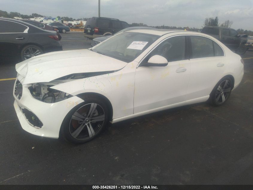 2022 MERCEDES-BENZ C-CLASS C 300 VIN: W1KAF4GB1NR009784