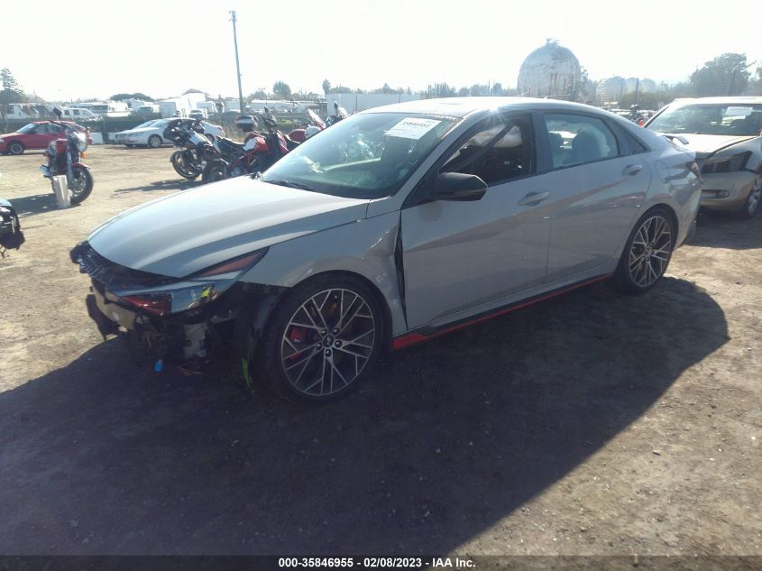 2023 HYUNDAI ELANTRA N VIN: KMHLW4AKXPU009869