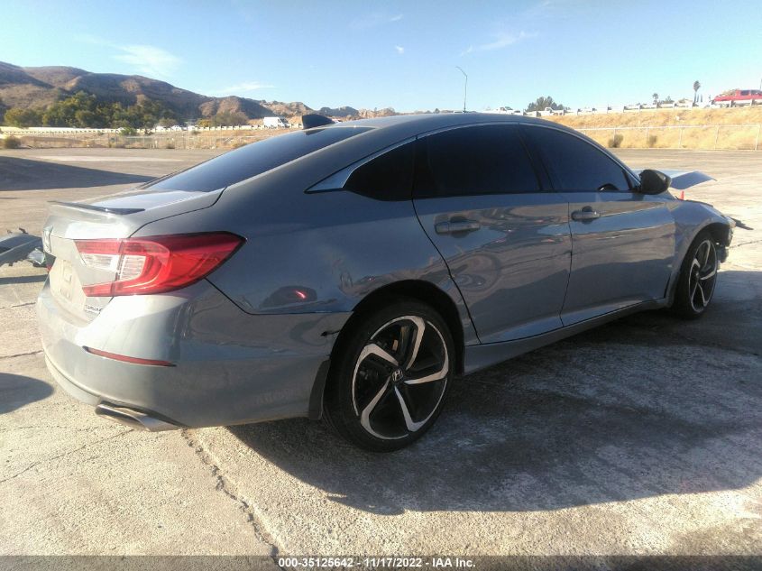 2022 HONDA ACCORD SEDAN SPORT SE VIN: 1HGCV1F43NA011026