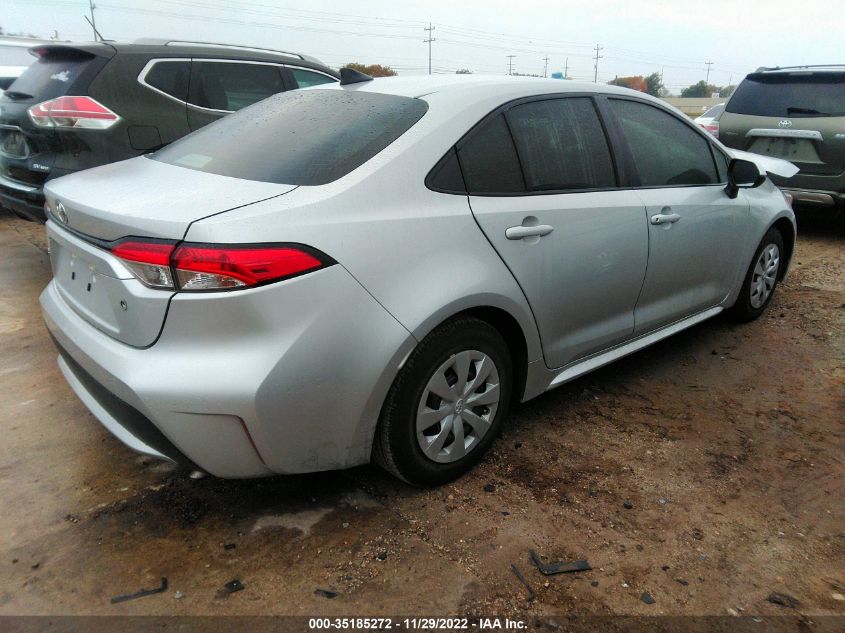 2022 TOYOTA COROLLA L VIN: 5YFDPMAE3NP276488