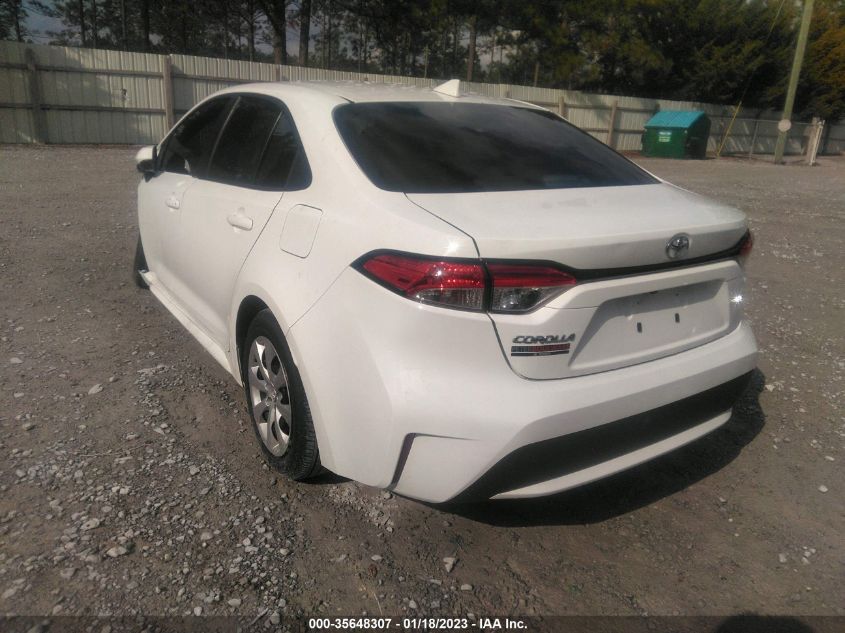 2022 TOYOTA COROLLA LE VIN: 5YFEPMAE7NP335708